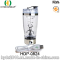 450ml Plastic Vortex Bottle with Small MOQ, BPA Free Plastic Electric Protein Shaker Bottle (HDP-0824)